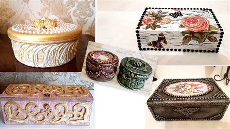 what to use a metal pretty box for|diy decorative jewelry box.